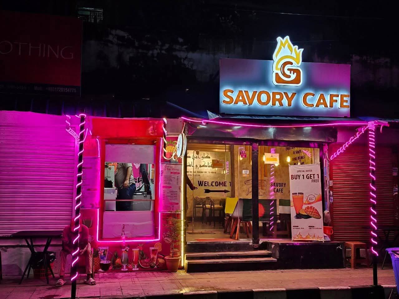 Savory Cafe Restaurant at Mirpur